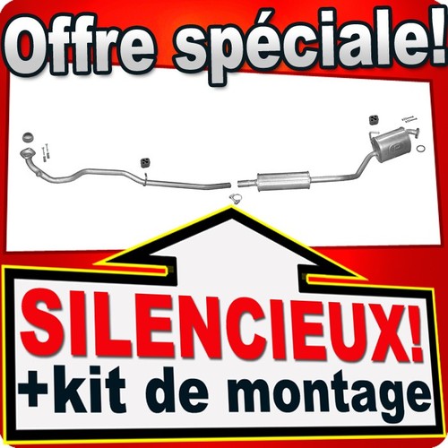 Silencieux intermédiaire pour - intermédiaire,