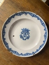 XVIII° ASSIETTE EN FAIENCE DE