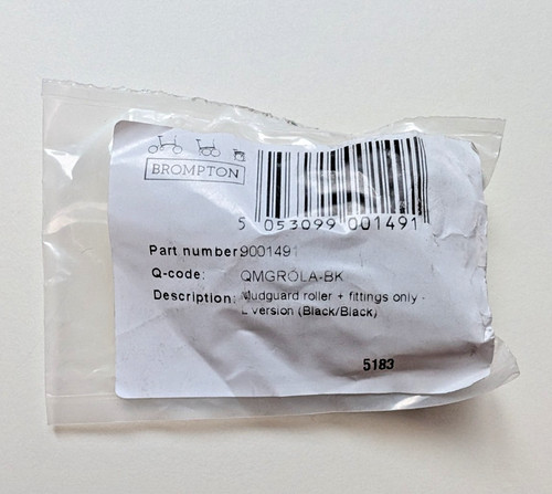Brompton mudguard roller - mudguard, +