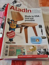 12 numéros ALADIN ANTIQUITES  2014 + CLASSEUR + RELIURE