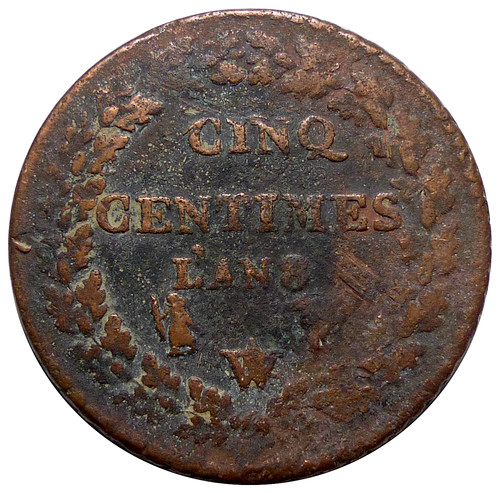 Centimes dupré 7 w a - 5, w/a