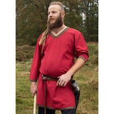 Viking Tunique De Coton, Rouge
