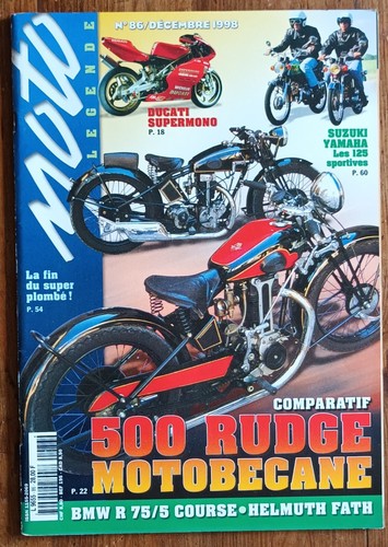 Moto legende rudge - legende, 86-rudge