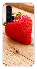 Coque en silicone imprimée compatible Huawei Honor 20 Pro Envie d'une fraise
