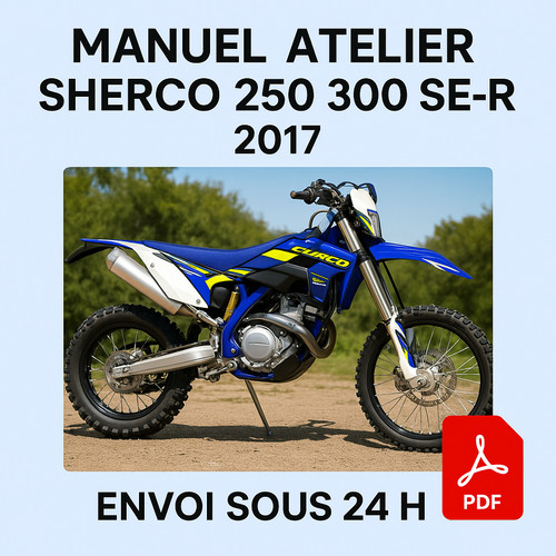 Manuel atelier sherco 250 300 - manuel,