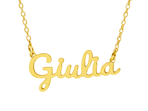 Collier femme prénom giulia - collier,
