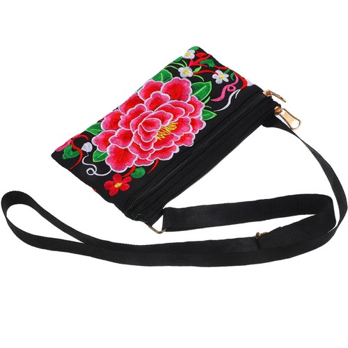 Sac toile ethnique besace - sac,