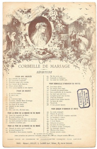 Corbeille mariage je suis - "je,