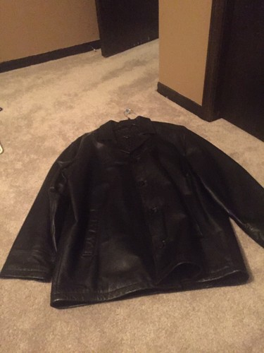 Clairborne leather jacket - leather,
