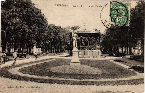 Cpa épernay jard - le,