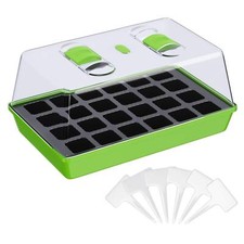 Bac de Culture – Serre d'intérieur avec Couvercle ventilé et Panneaux de Plan...