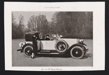 pub papier 1926 automobile