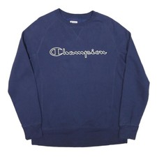 CHAMPION Sweatshirt Bleu Col