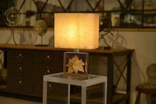 Lampe inclusion de feuille de