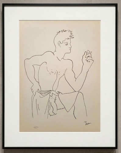 Superbe lithographie portrait