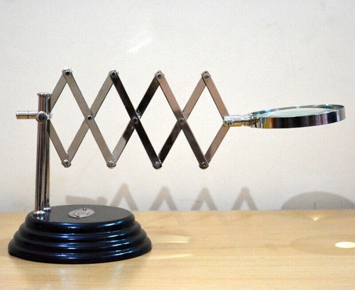 Loupe pliante laiton dessus - loupe,