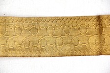Galon ancien en fils d'or 4 cm x 5.70 m
