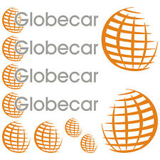 Globecar autocollant sticker camping car caravane caravan 10 Pièces