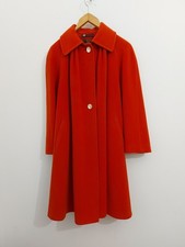 Steinbock Tyrol Manteau Veste Femme Cachemire Laine Orange Taille L 