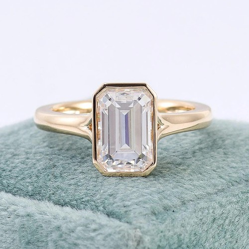 Bague moissanite coupe - bague,