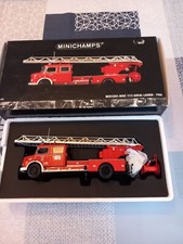 MERCEDES BENZ 1113 AERIAL LADDER 1966 POMPIER 1/43 MINICHAMPS 439031070