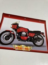 Moto Guzzi le mans II 850 1978 fiche carte moto passion collection Atlas