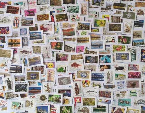 Vrac 300 timbres obliteres - 300,