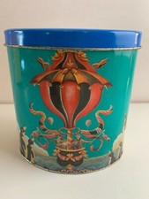 BOITE METAL VINTAGE // TABLE RONDE // MONTGOLFIERE // ILLUSTRATION MARIE AMALIA