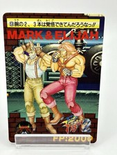 Final Fight2 MARK&ELIJAH Game card Anime Japonais TCG BANDAI CAPCOM JAPAN a0041