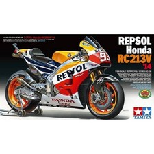 Maquette Tamiya 1/12 Honda Rc213v 2014 : Reproduction Fidèle De La Moto Champion