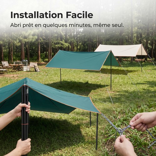 Tente solaire imperméable