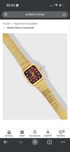 Montre amber - amber, m