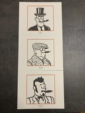 3 Planches Tintin  Strip Herge