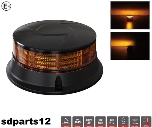 Gyrophare led 24v orange - led,