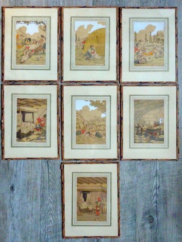 Lot gravures humoristiques - de,
