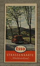 Carte routière Esso Allemagne