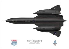 Print SR-71 Blackbird, US Air
