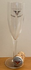 PIERRE MONCUIT - Flûte à Champagne en verre avec inscription de la marque