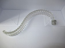 1 FEUILLE VINTAGE EN VERRE DE