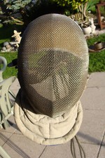 Masque escrime vintage,ancien,protection visage,casque,collection France Lames L