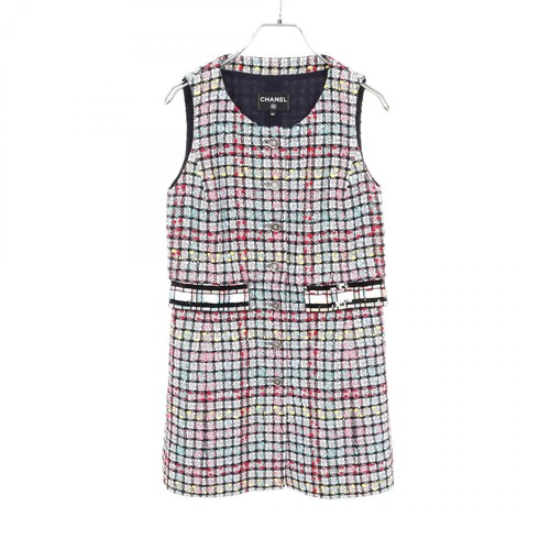 Gilet long chanel logo - chanel,
