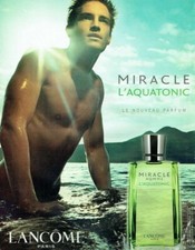 publicité Advertising 0321 2003    parfum Miracle Homme Aquatonic par Lancome