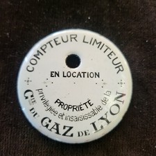 Petite plaque émaillée ronde