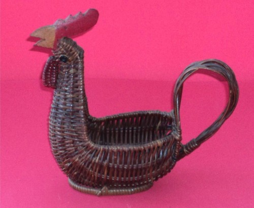 Vintage chicken basket - vintage,
