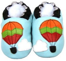 Chaussons en cuir souple