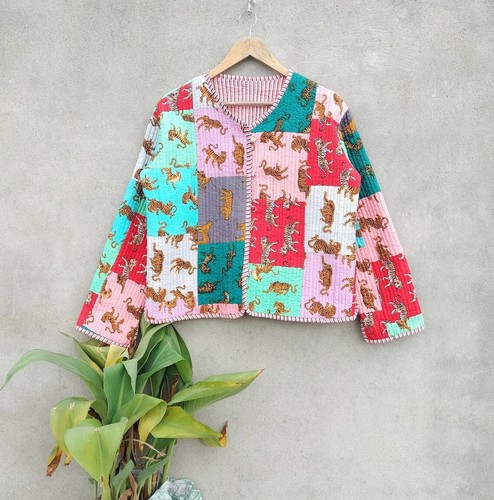 Indien patchwork tigre - tigre, veste