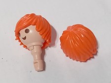 PLAYMOBIL X2 PERRUQUES CHEVEUX