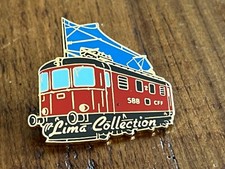 a  PIN PINS TRAIN WAGON SUISSE LIMA COLLECTION