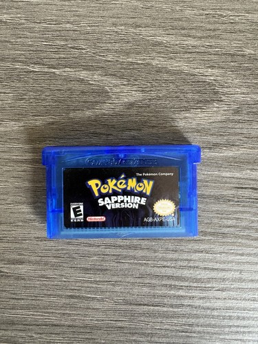 Nintendo pokémon sapphire gba - nintendo,