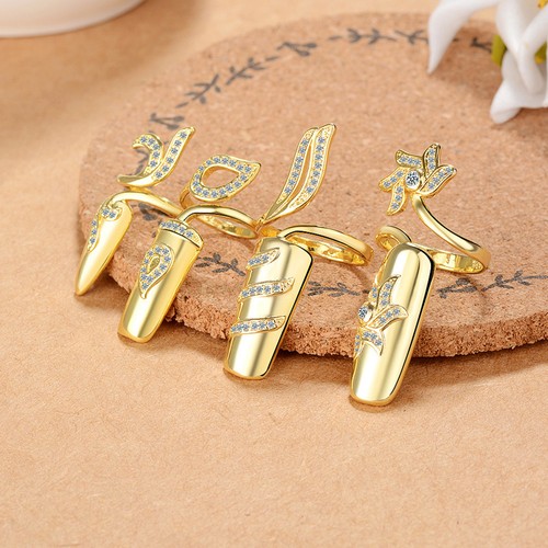 Pcs anneau pour ongle bijoux - 4,